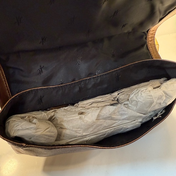 Kenneth Cole Metallic Brown/Bronze Ladies Purse - Picture 2 of 5
